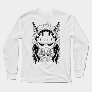 Hannya Mask Long Sleeve T-Shirt